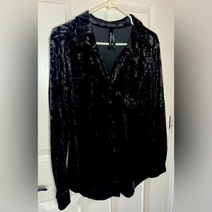 Crushed Velvet Shirt